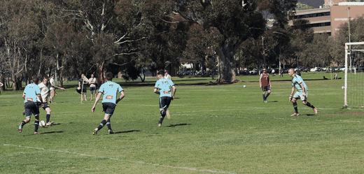 Sequence building up to Zak's goal against Unley